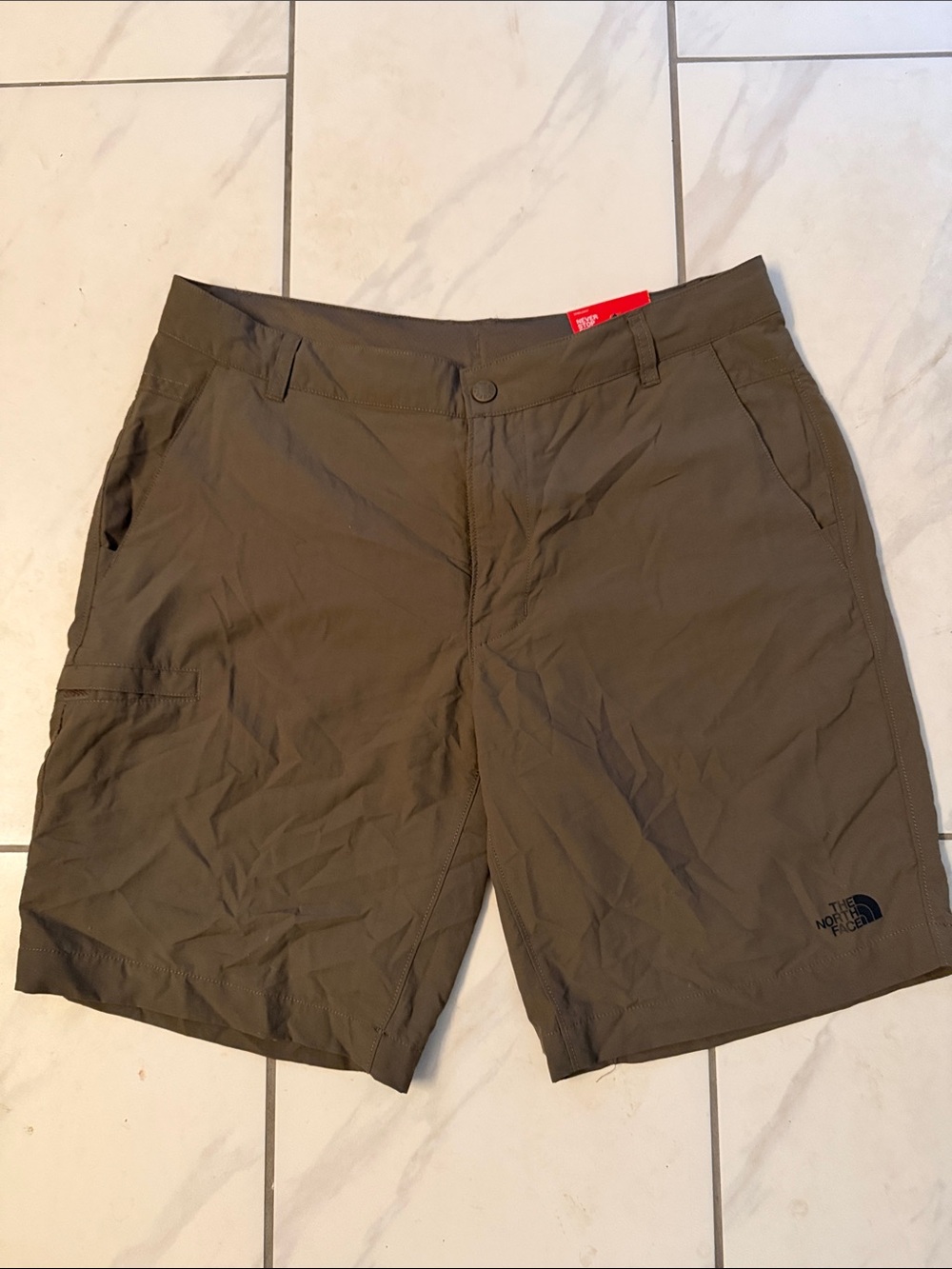 The North Face Men’s Olive Brown Hybrid Outdoor Shorts